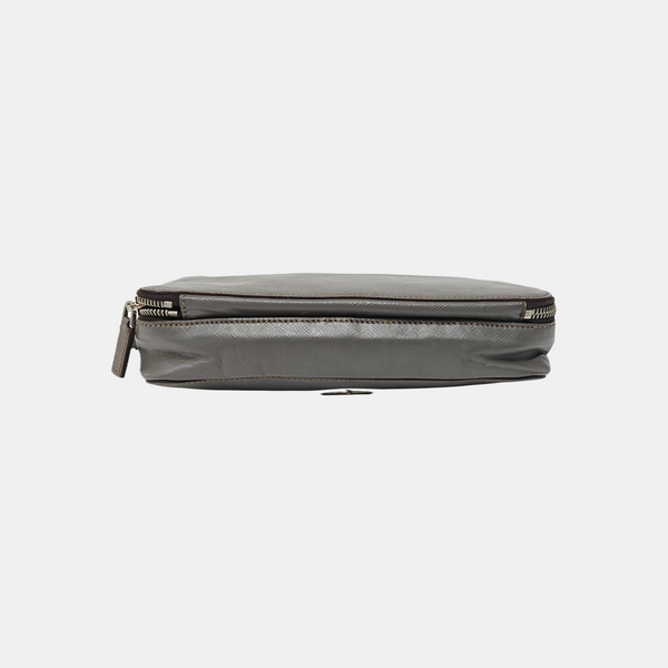 Calfskin Clutch Gray