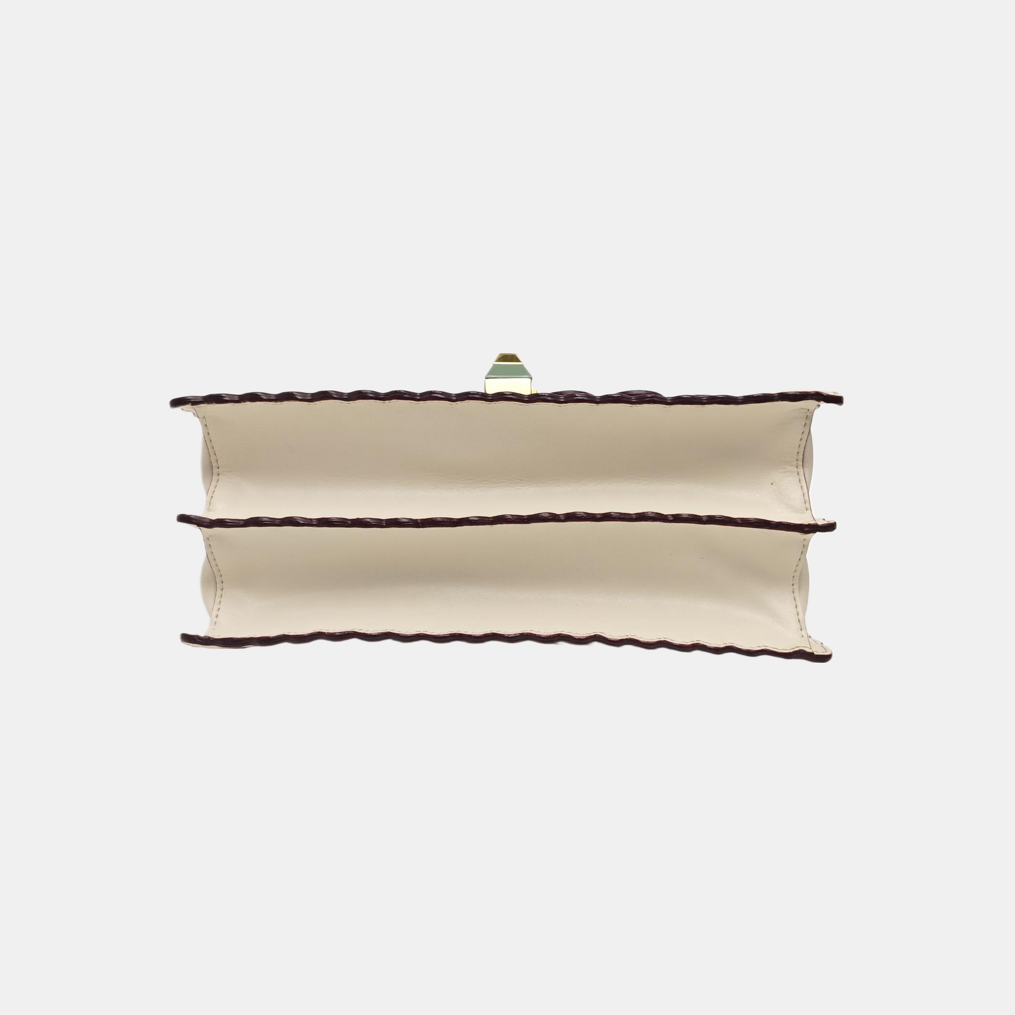 Kan I Medium Calfskin White
