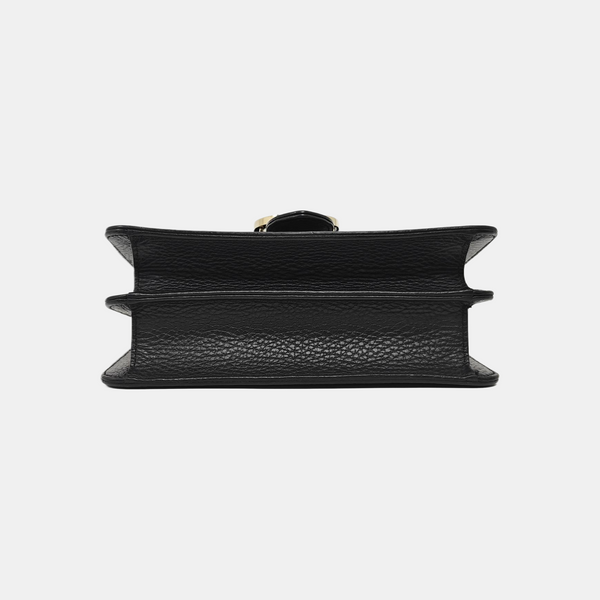 Interlocking G Small Calfskin Black