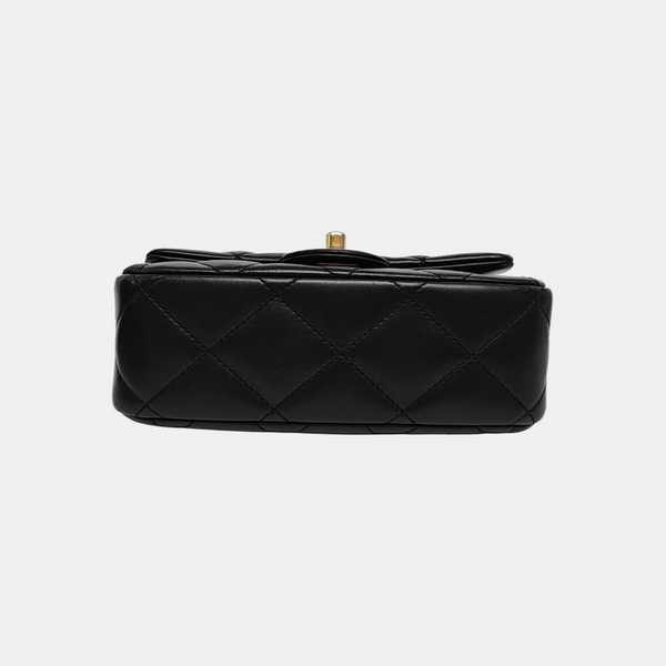 CLASSIC FLAP Mini Quilted Lambskin Black