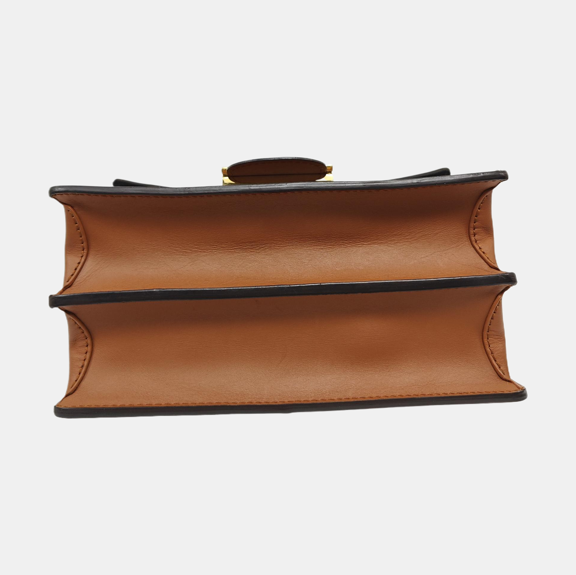 DAUPHINE MM Monogram Coated Canvas Brown
