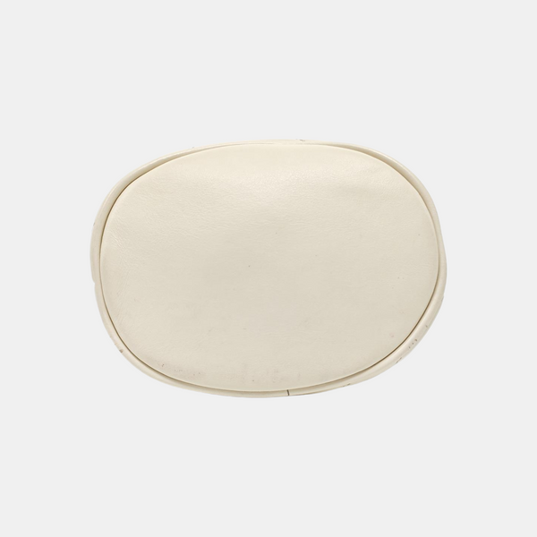 GG Marmont Mini Quilted Calfskin White
