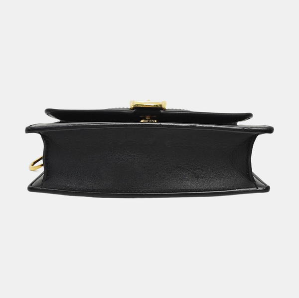 Sylvie Super Mini Calfskin Black