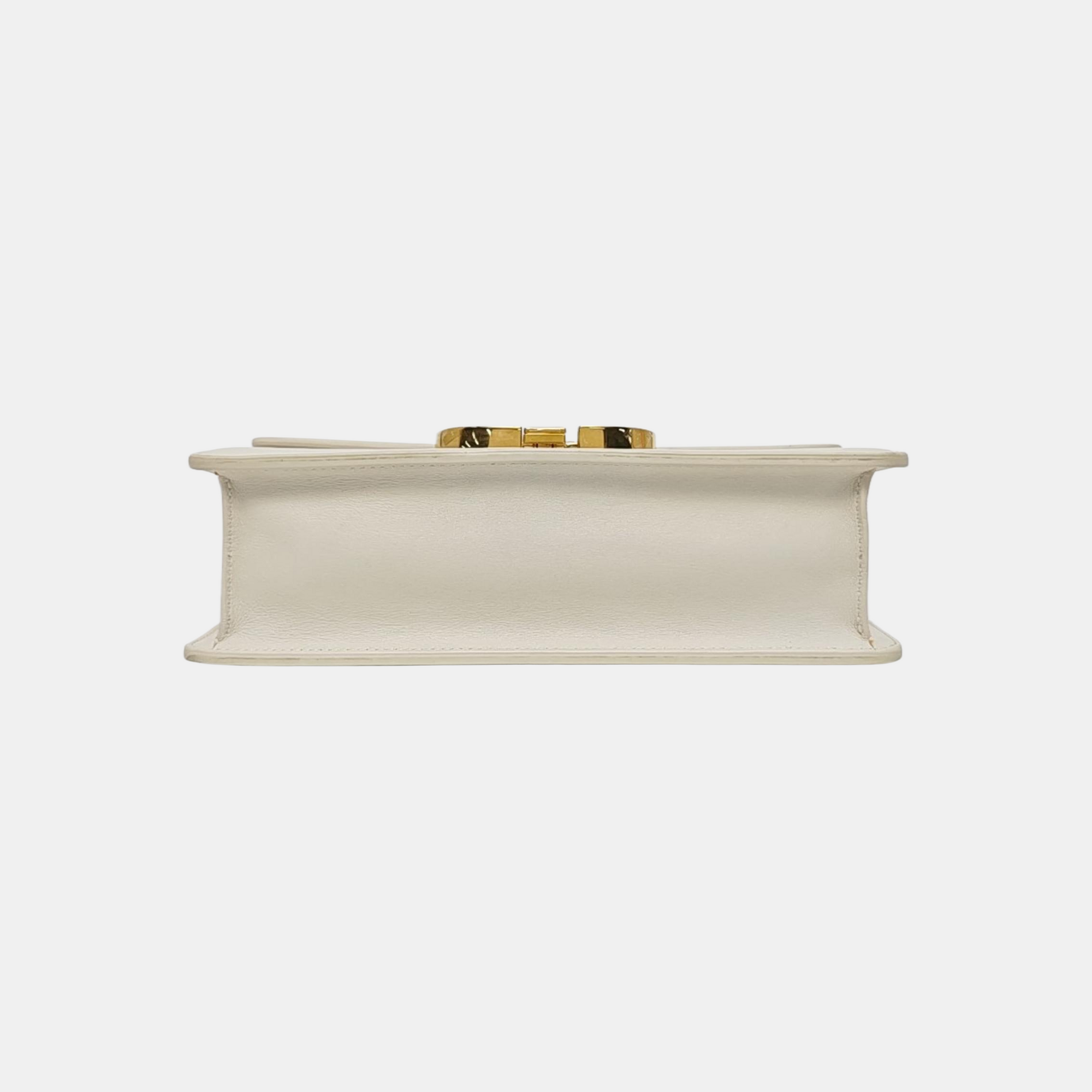 30 Montaigne Calfskin White