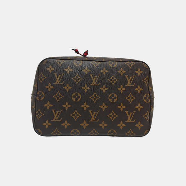 NÉONOÉ MM Monogram Coated Canvas Brown