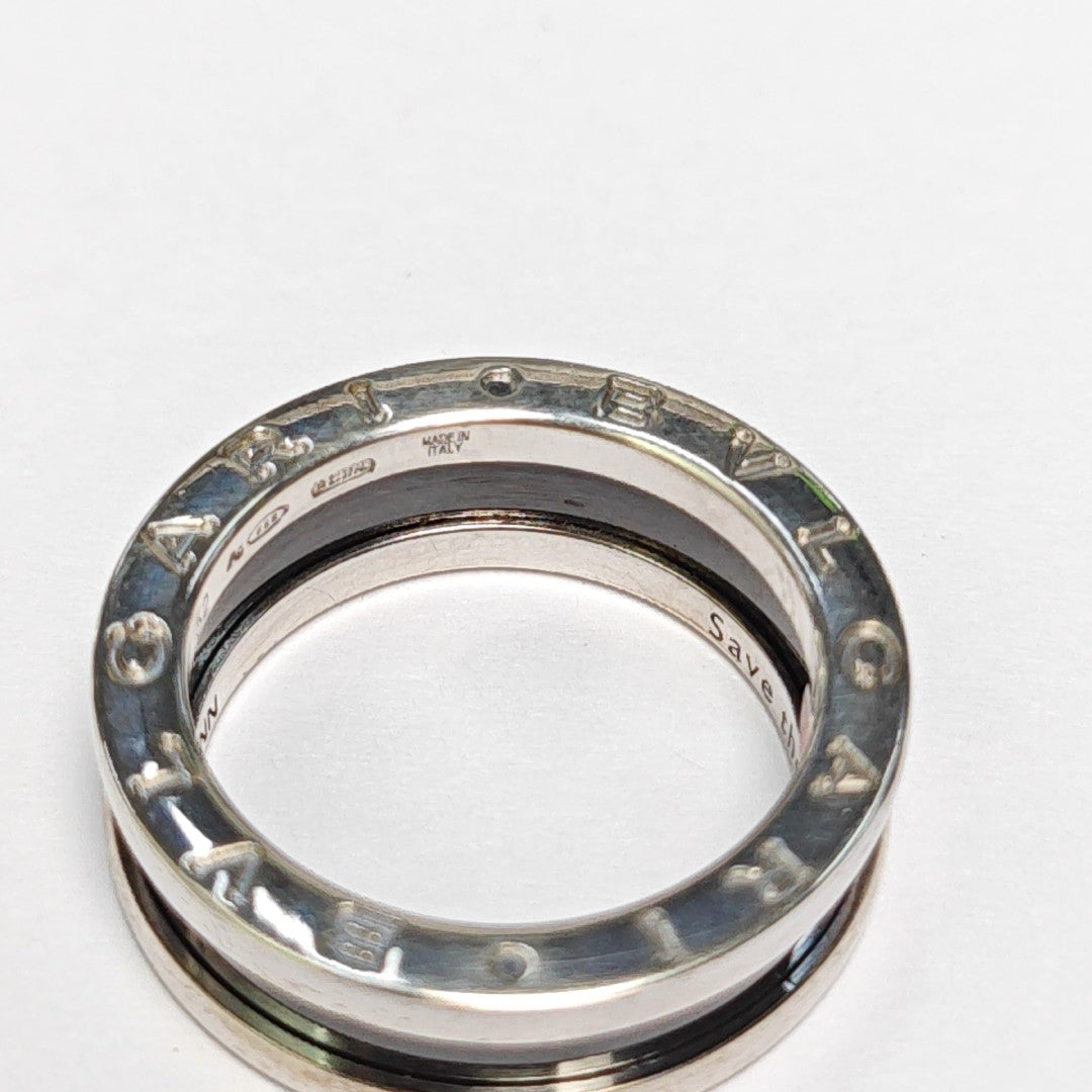 B.ZERO1 925 Sterling Silver Ring EU 52