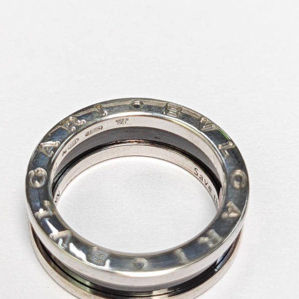 B.ZERO1 925 Sterling Silver Ring EU 52