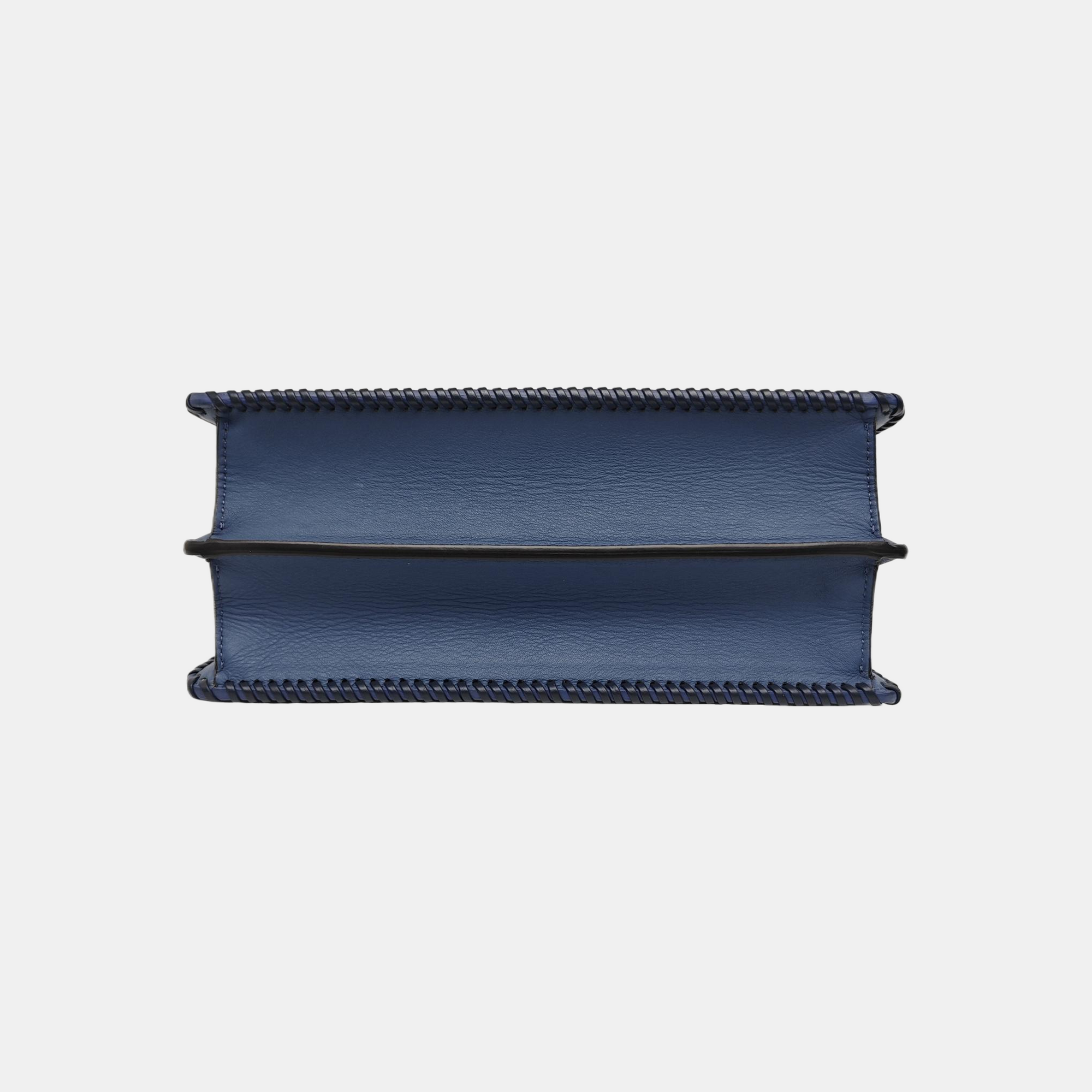 Peekaboo Mini Calfskin Blue