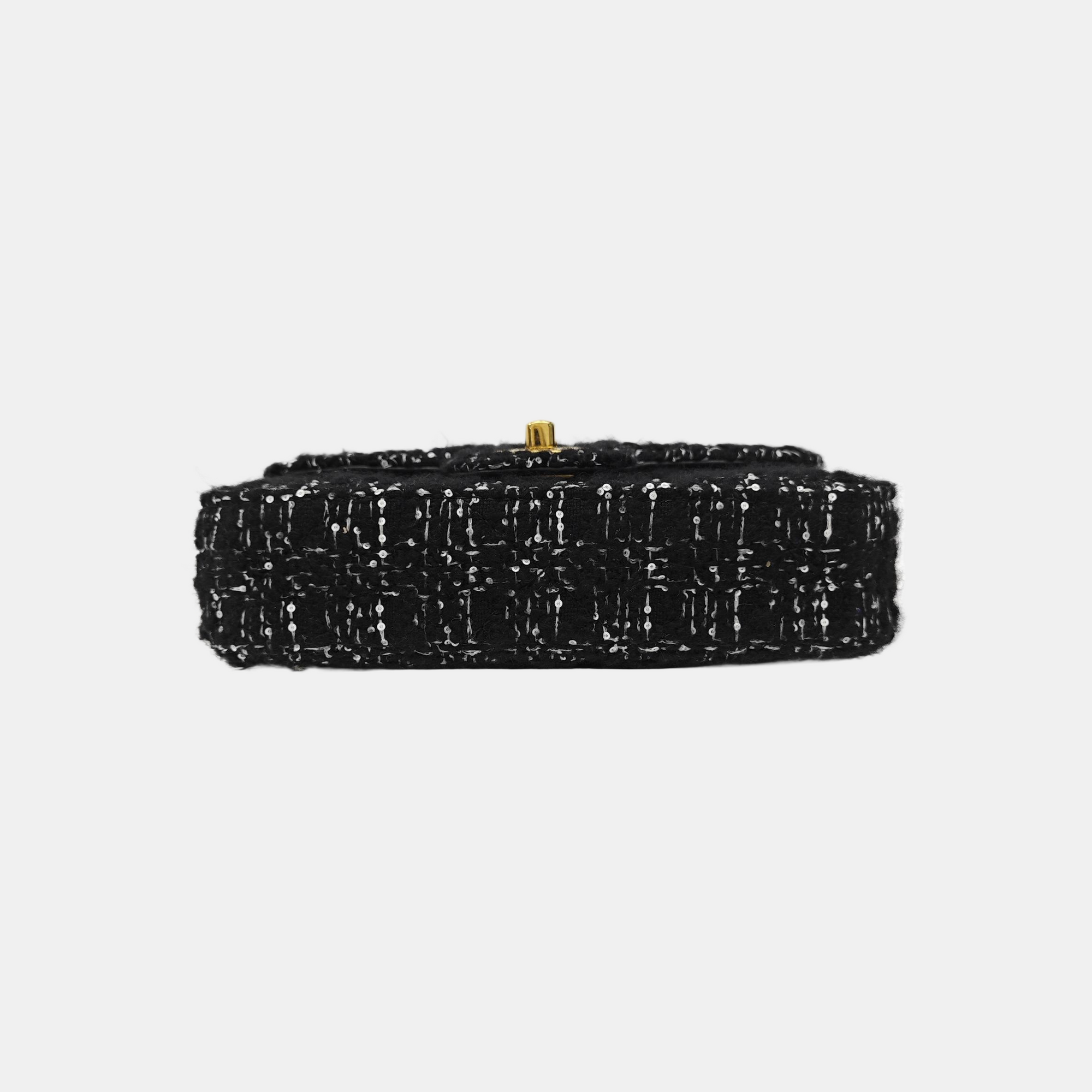 Wool Shoulder Bag Mini Black