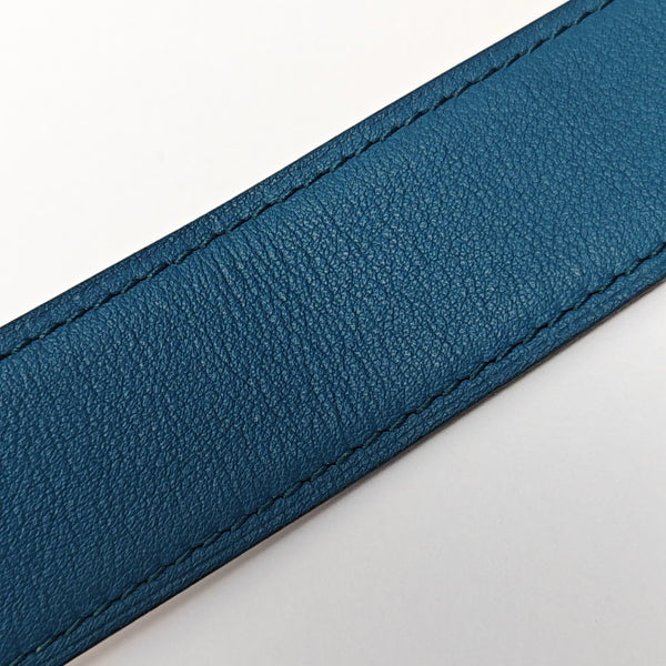 Leather Belt Blue