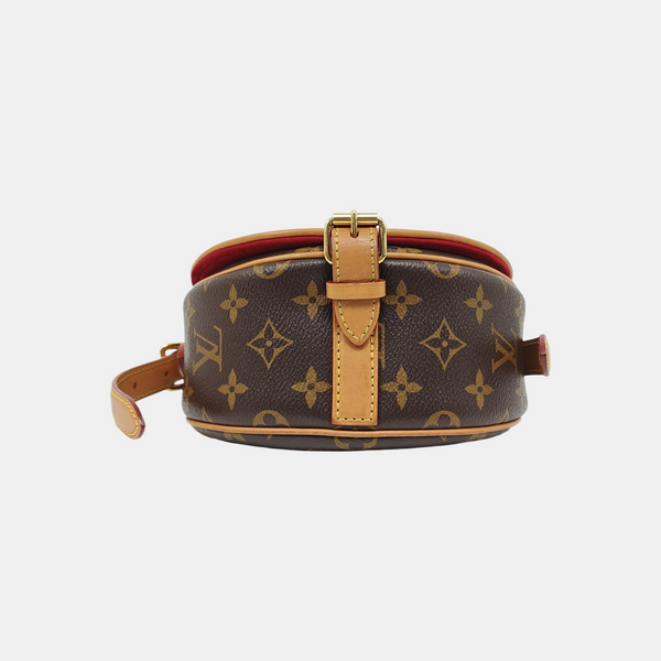 TAMBOURINE Monogram Coated Canvas Brown