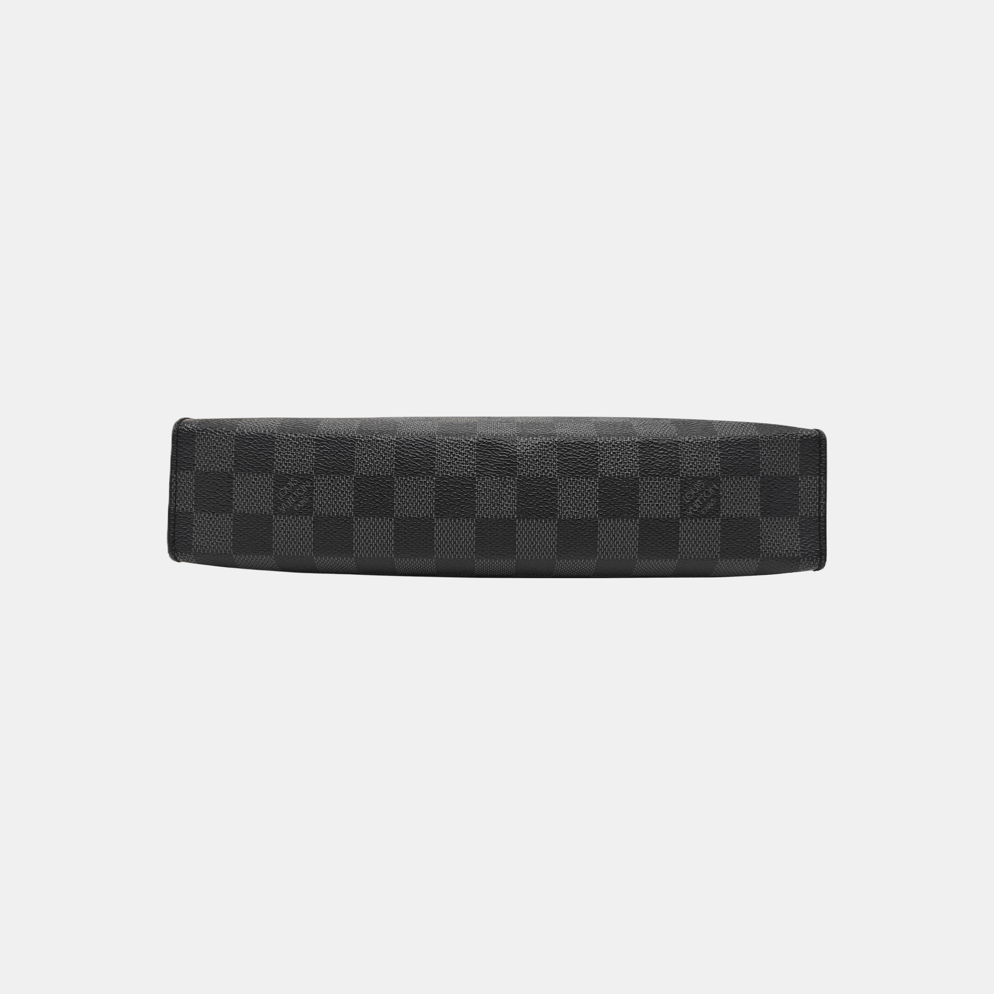 Pochette Voyag MM Damier Graphite Coated Canvas Gray
