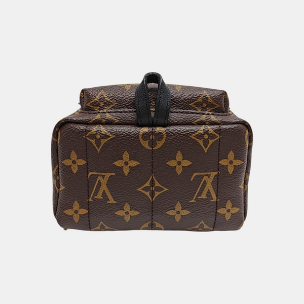 PALM SPRINGS Mini Monogram Coated Canvas Brown