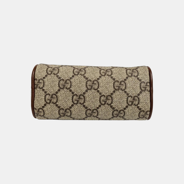 Monogram Canvas Top Handle Bag Mini Beige