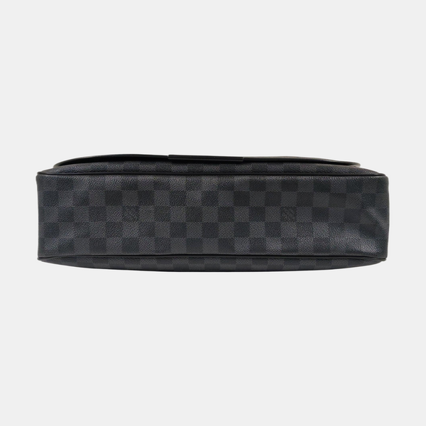 DISTRICT GM Damier Graphite Coated Canvas Black