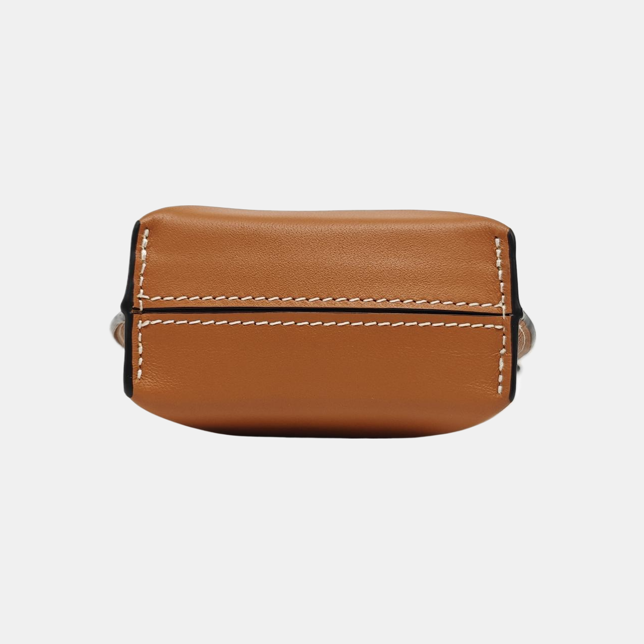 Calfskin Shoulder Bag Brown