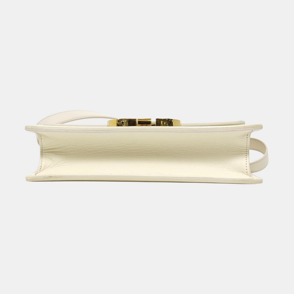 30 Montaigne Calfskin White
