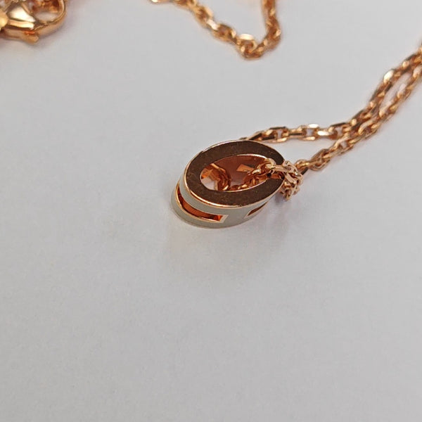 Pop H Metal Rose Gold Necklace