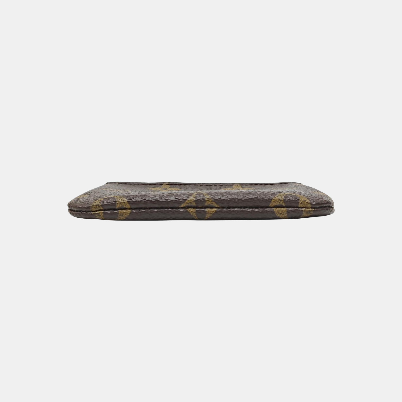 Monogram Coated Canvas Key Pouch Brown