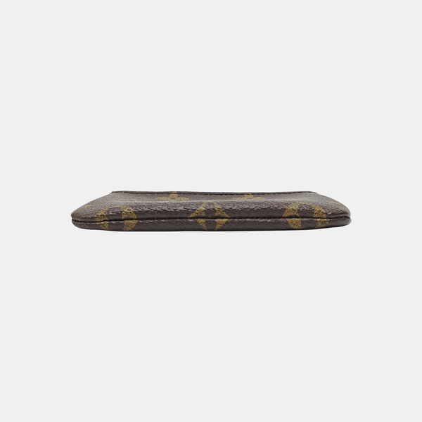 Monogram Coated Canvas Key Pouch Brown