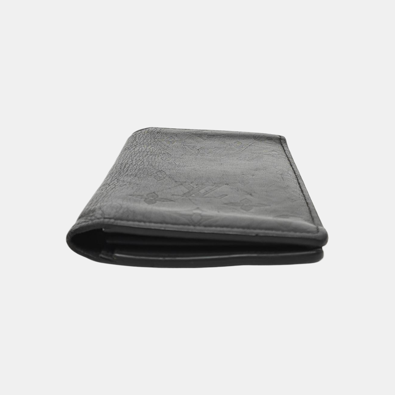 BRAZZA Monogram Calfskin Black Wallet