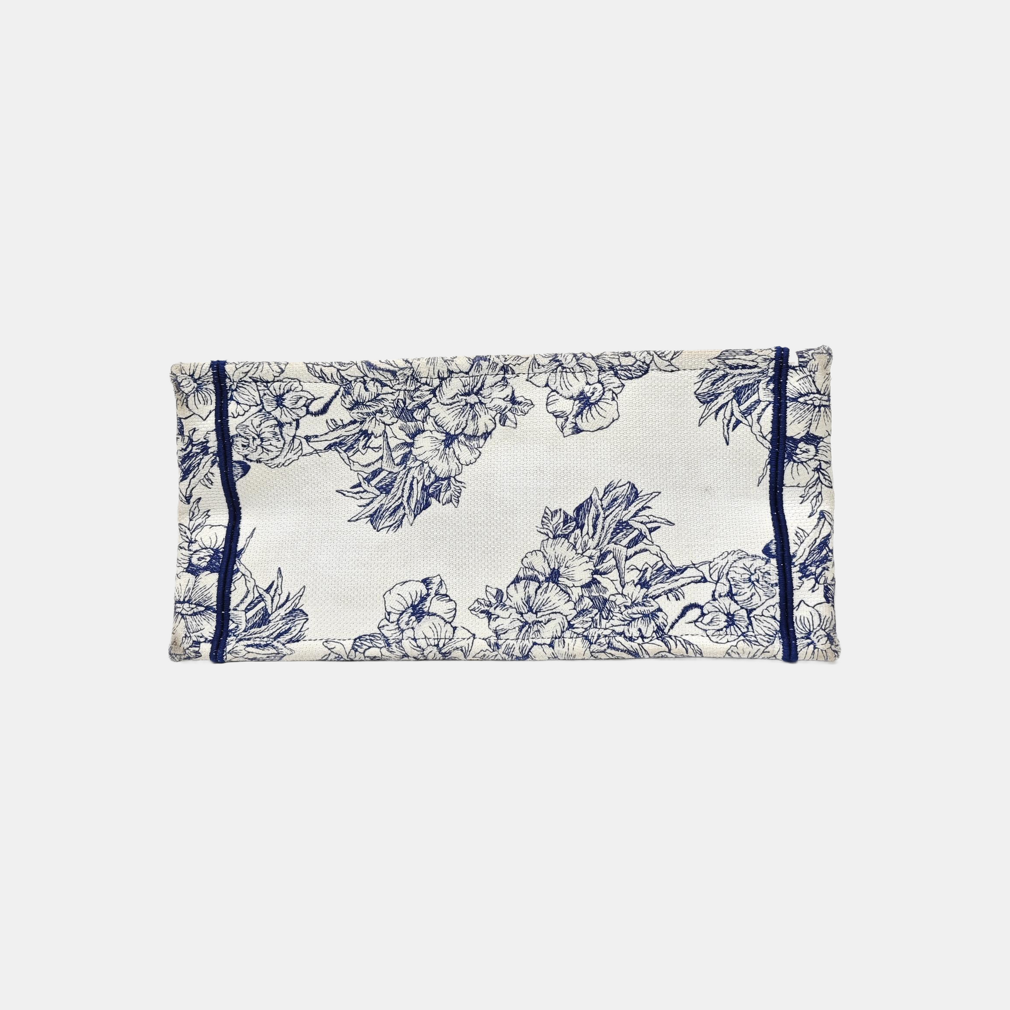 Book Tote Medium Canvas Blue
