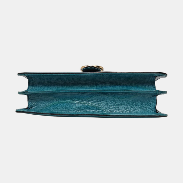 Interlocking G Large Calfskin Blue