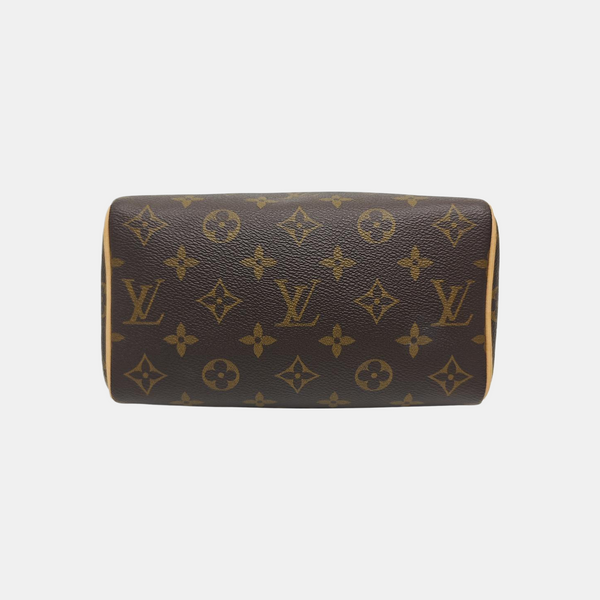 SPEEDY 20 Monogram Coated Canvas Brown