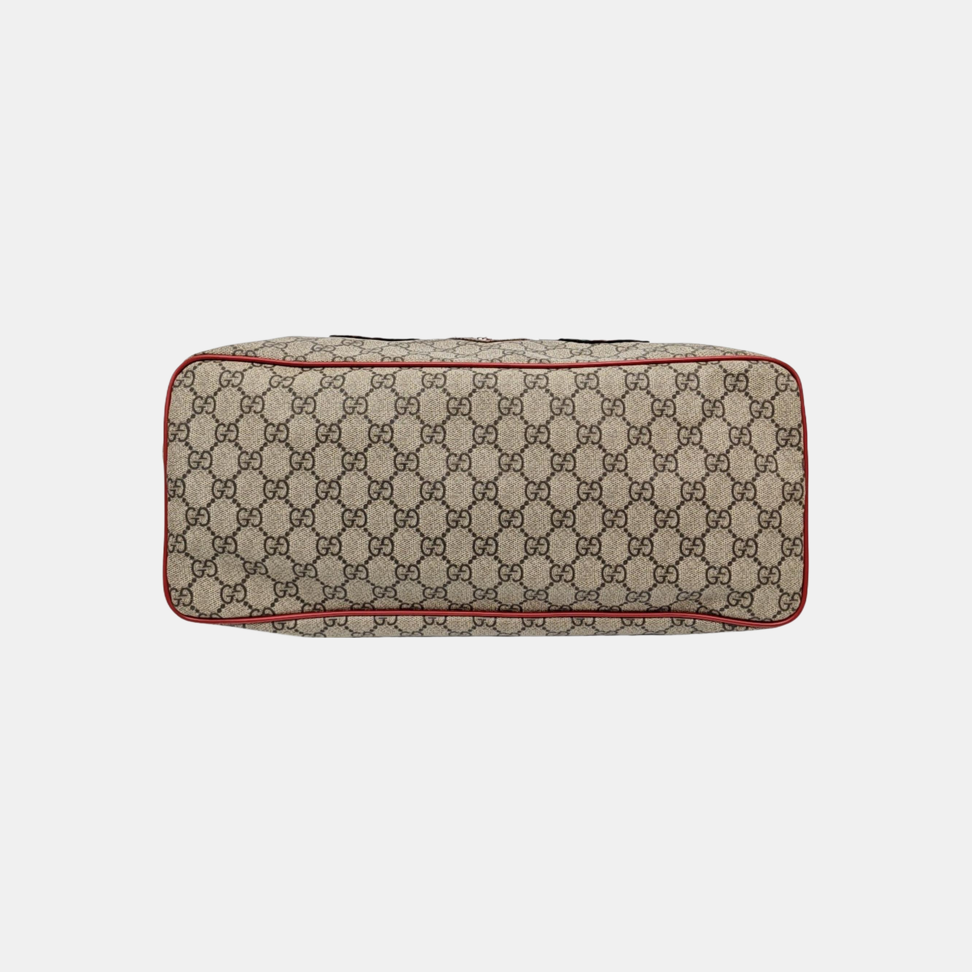 Monogram Coated Canvas Tote Bag Beige