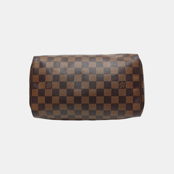 SPEEDY 25 Damier Ebene Coated Canvas Brown