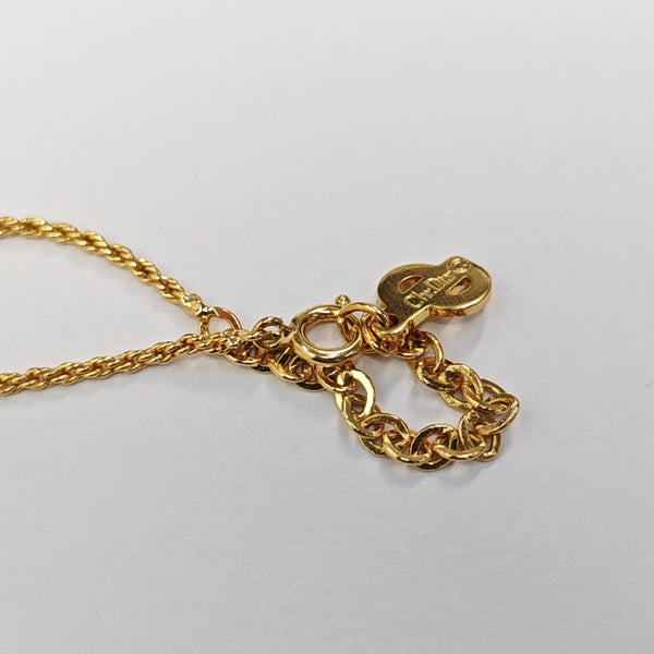 Petit CD Metal Gold Necklace