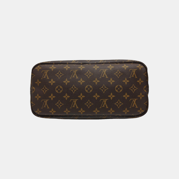 NEVERFULL MM Monogram Coated Canvas Brown