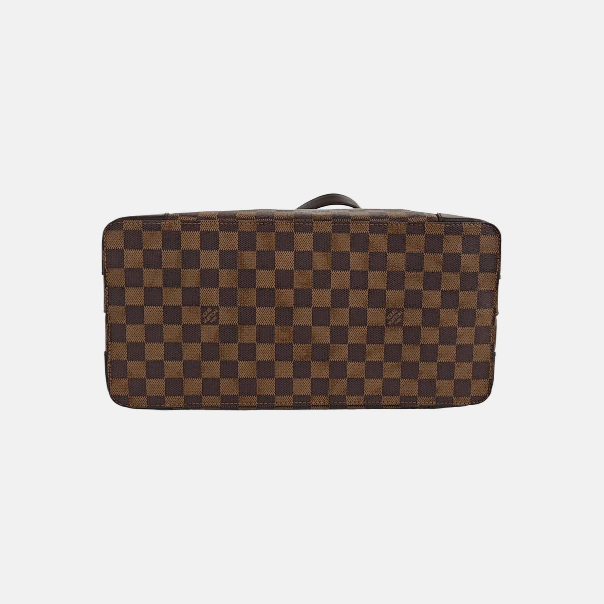 HAMPSTEAD MM Damier Ebene Coated Canvas Brown