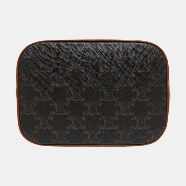 TRIOMPHE CANVAS Small Coated Canvas Brown