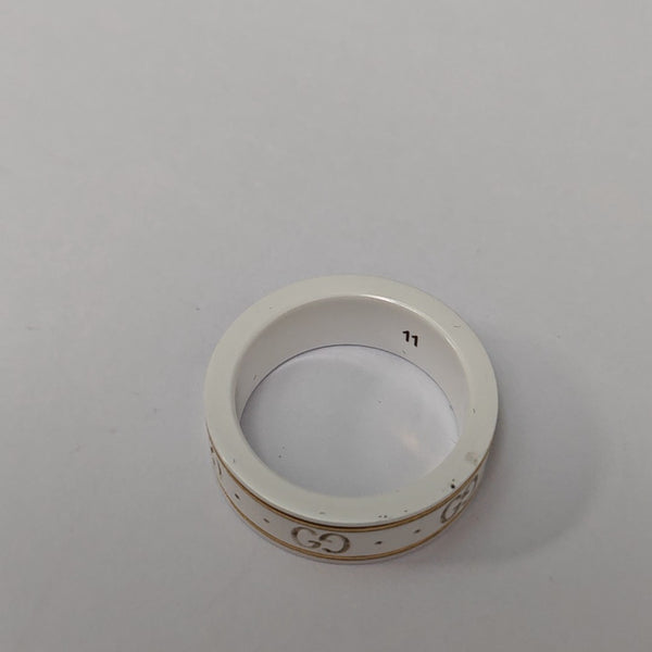 Icon 18k Gold White Ring HK 11