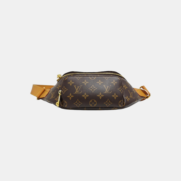 RUSH Monogram Coated Canvas Brown