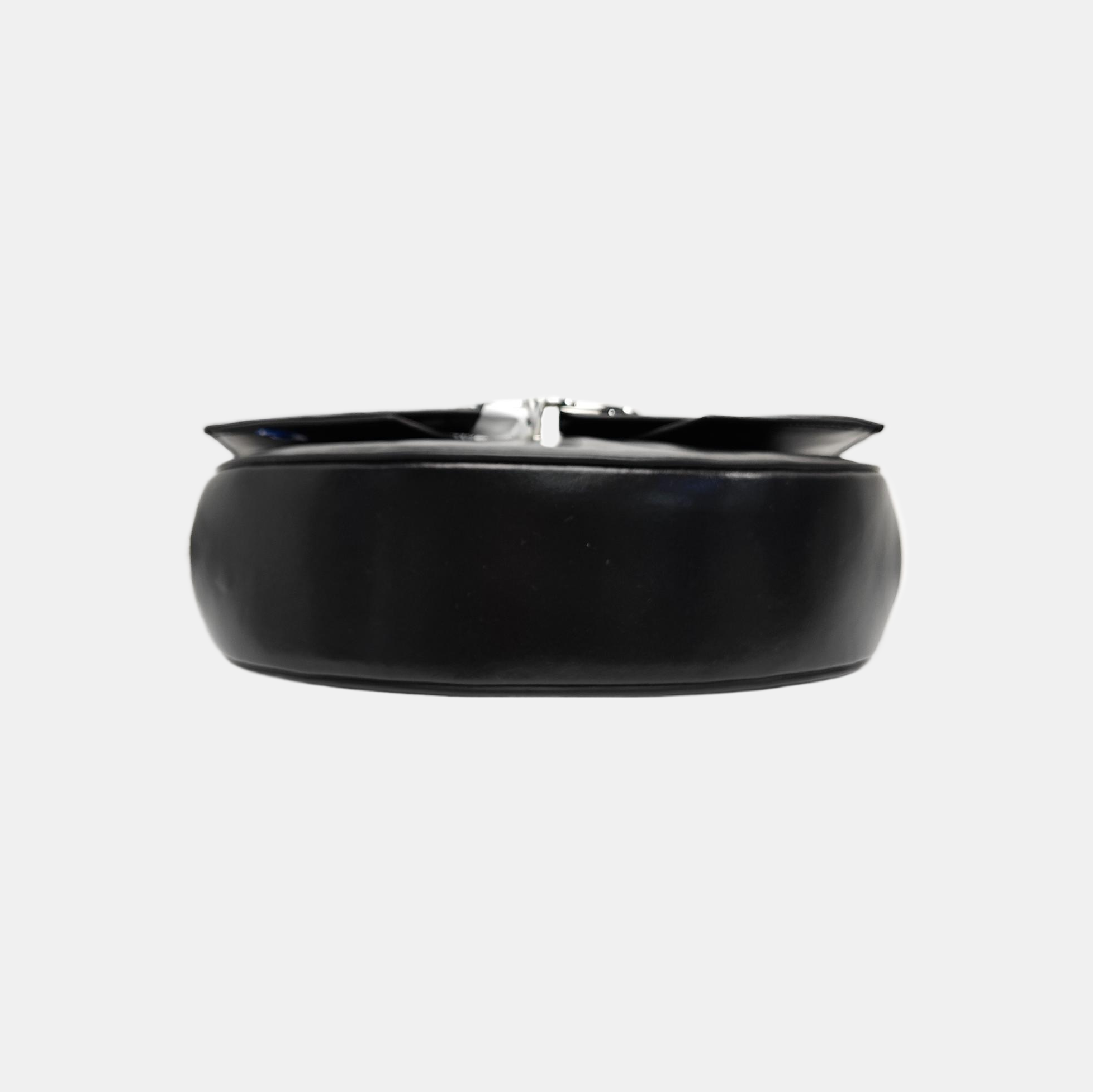 Calfskin Shoulder Bag Black