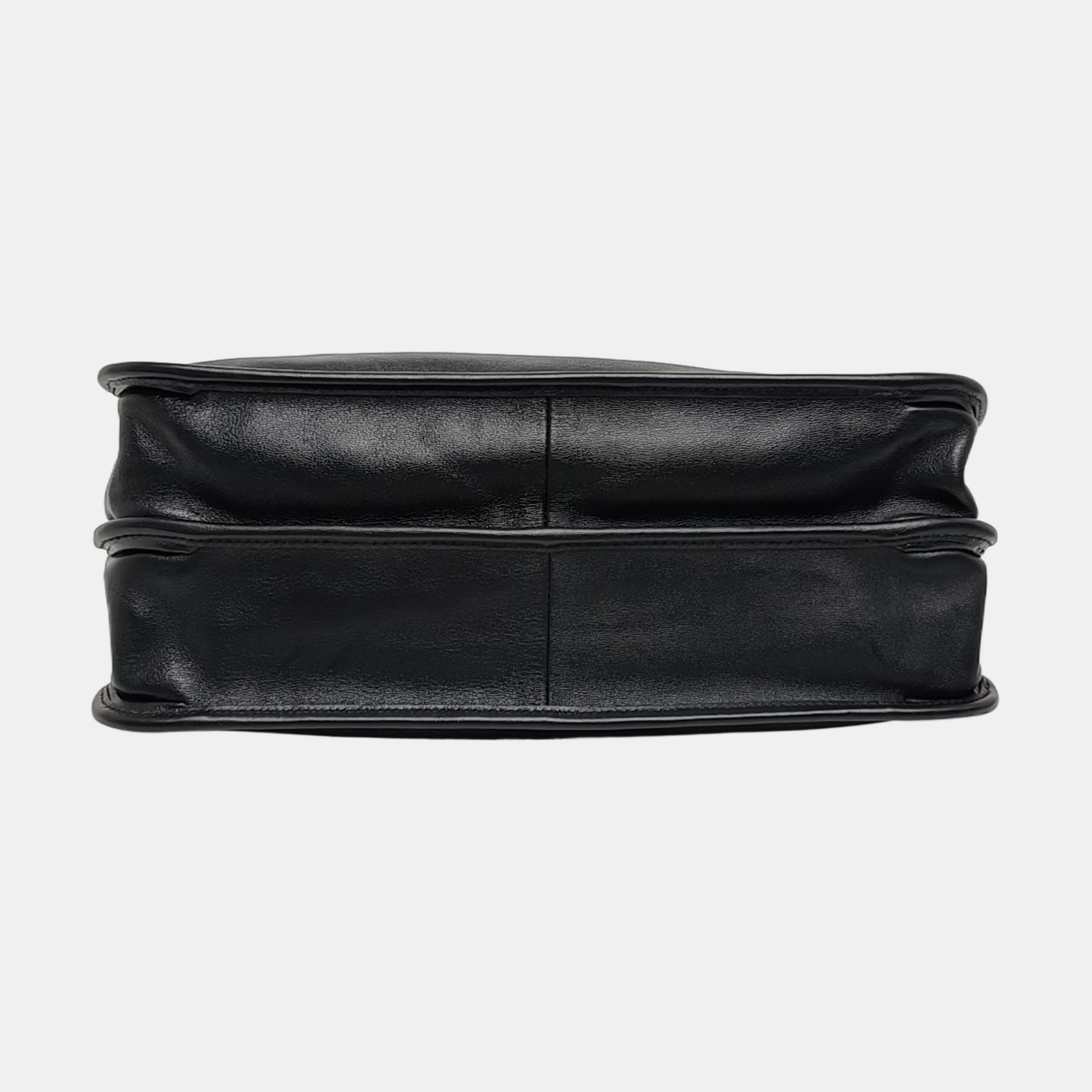 Authenticated pre-owned  Horsebit 1955 Medium Calfskin Black - Tote Bag at Looply
