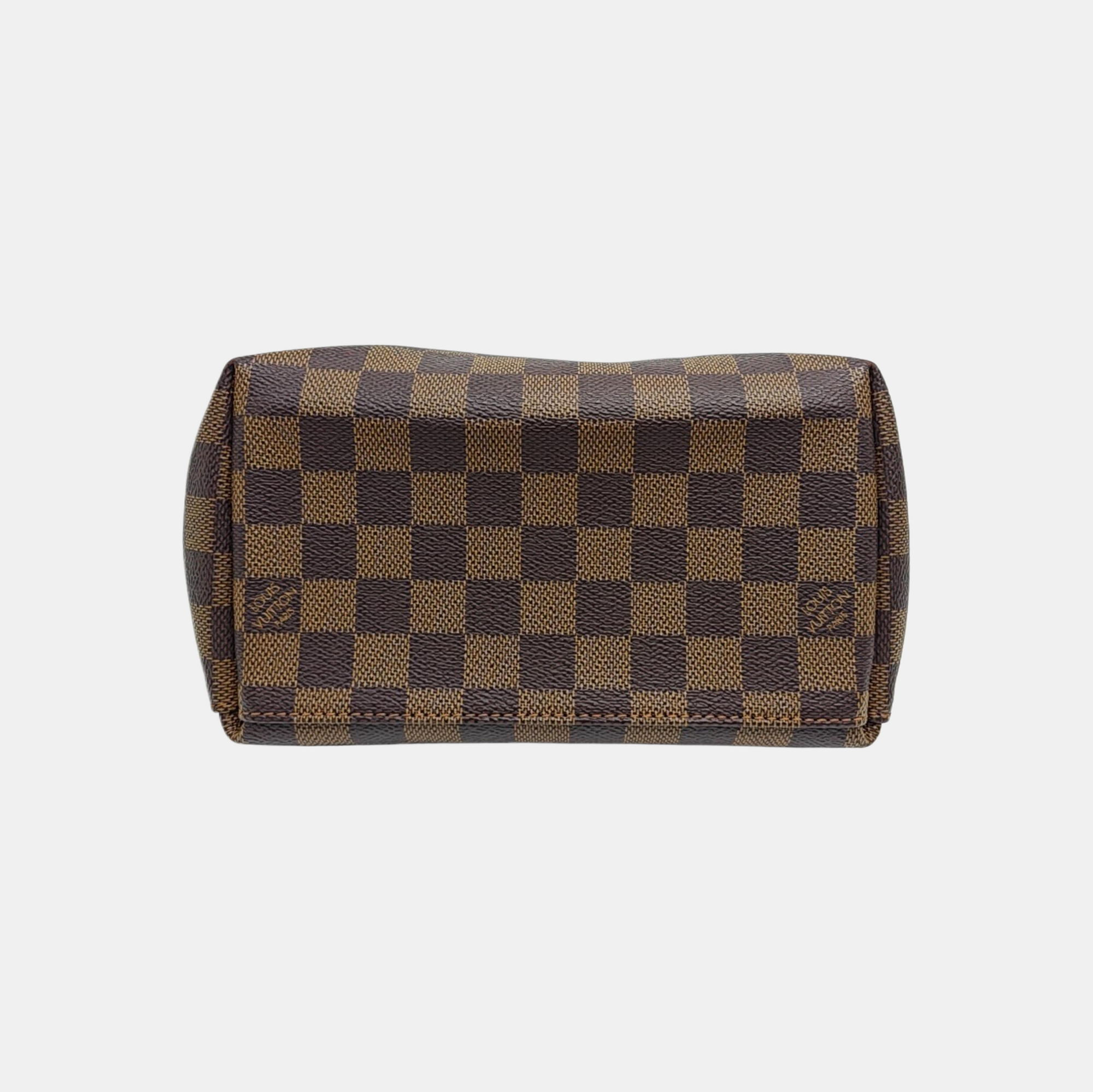 CLAPTON Damier Ebene Coated Canvas Brown