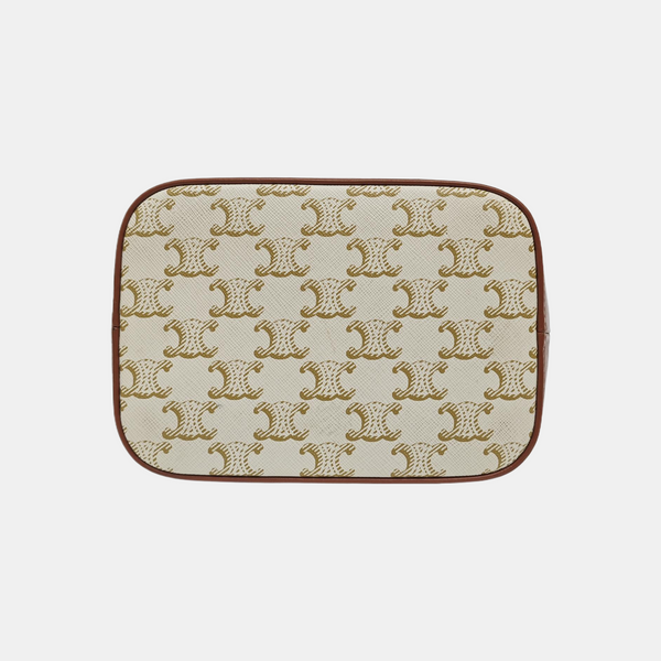 TRIOMPHE CANVAS Small Coated Canvas Beige