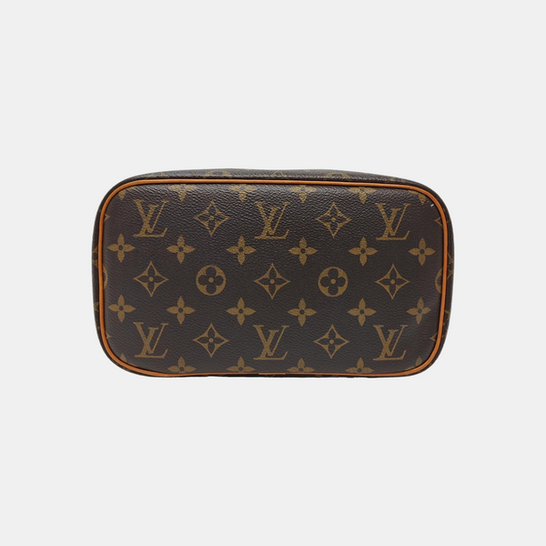 NICE BB Monogram Coated Canvas Brown