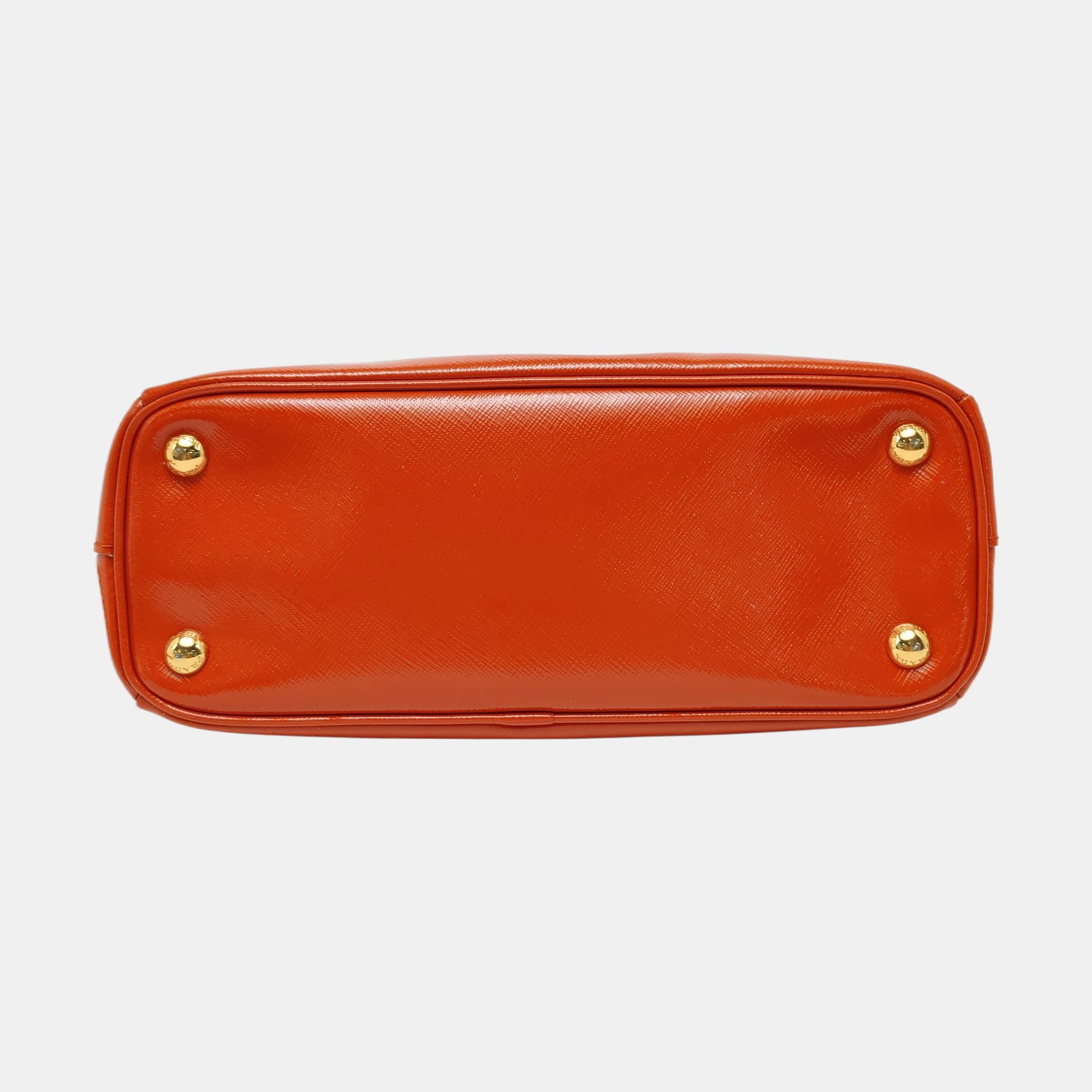 Authenticated pre-owned  Galleria Small Saffiano Calfskin Orange - Tote Bag at Looply