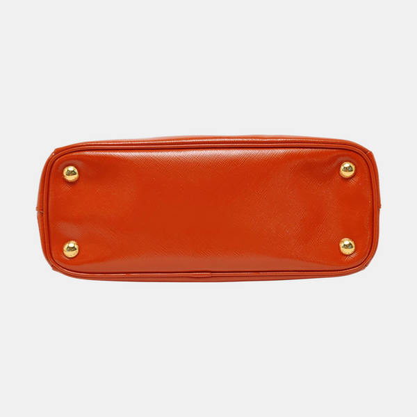 Authenticated pre-owned  Galleria Small Saffiano Calfskin Orange - Tote Bag at Looply