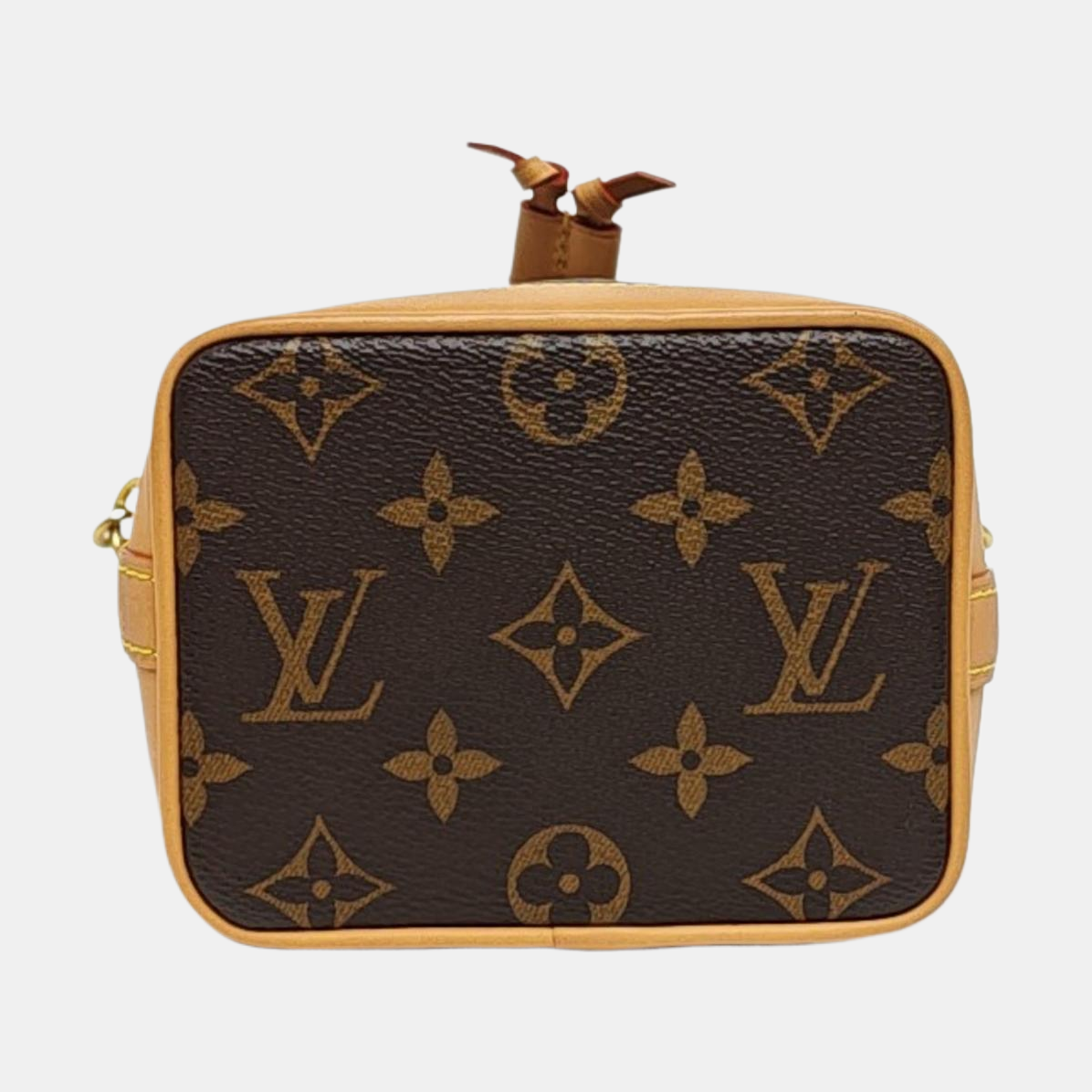NOÉ Nano Monogram Coated Canvas Brown