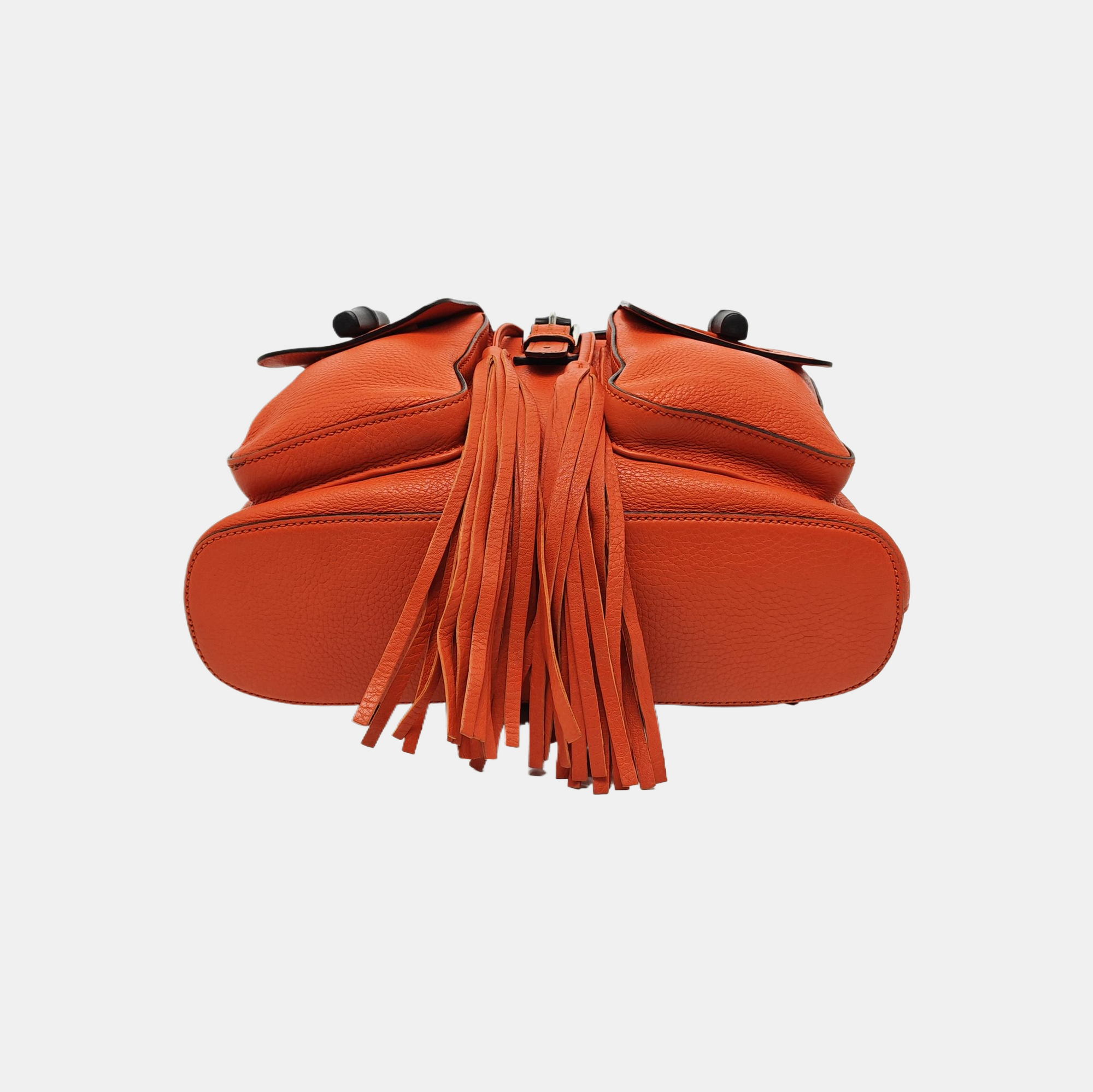 Bamboo 1947 Medium Calfskin Red