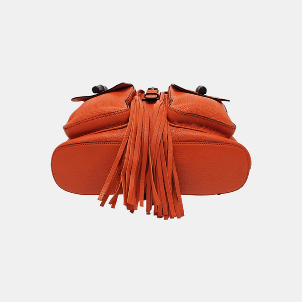 Bamboo 1947 Medium Calfskin Red
