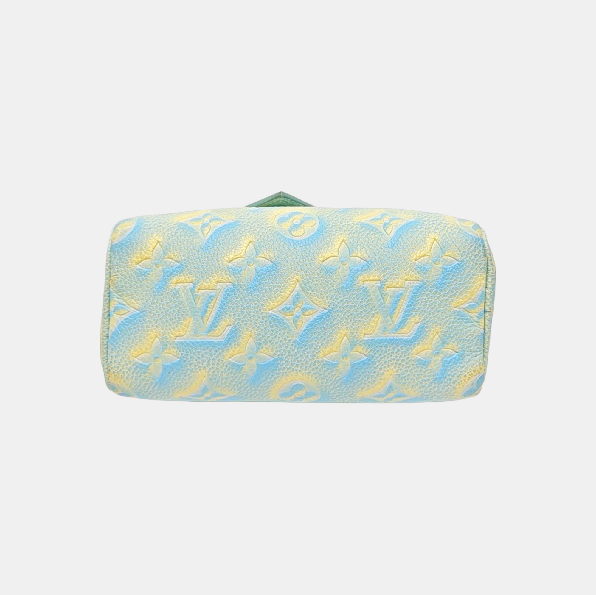 SPEEDY Nano Monogram Calfskin Green