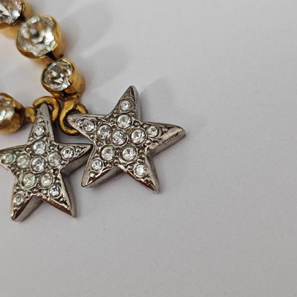 CC Logo Metal Silver Earrings