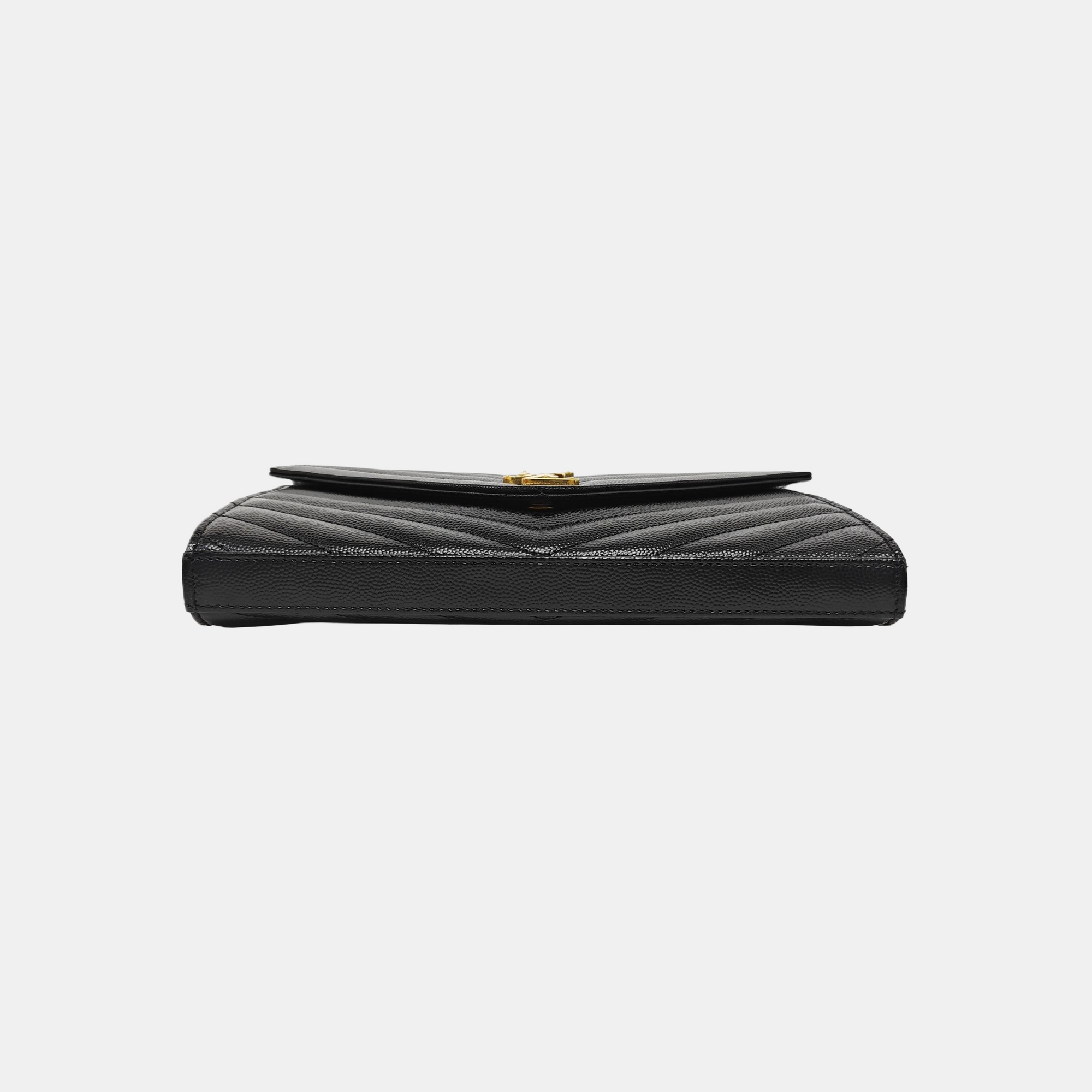 MONOGRAM Medium Chevron Calfskin Black
