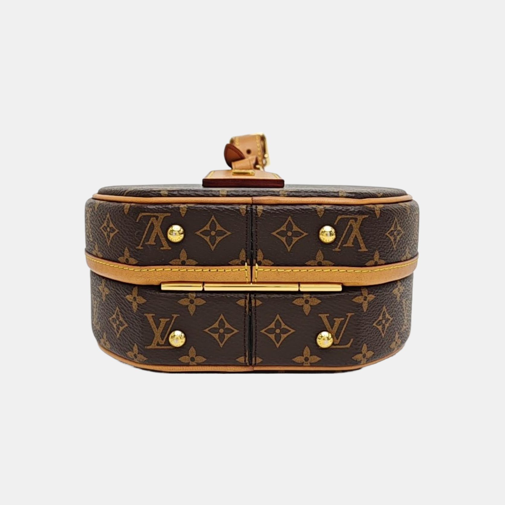 BOITE CHAPEAU PM Monogram Coated Canvas Brown